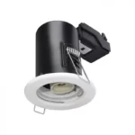 VT-701 GU10 FIXED FIRE RATED DOWNLIGHT FITTING IP20-WHITE