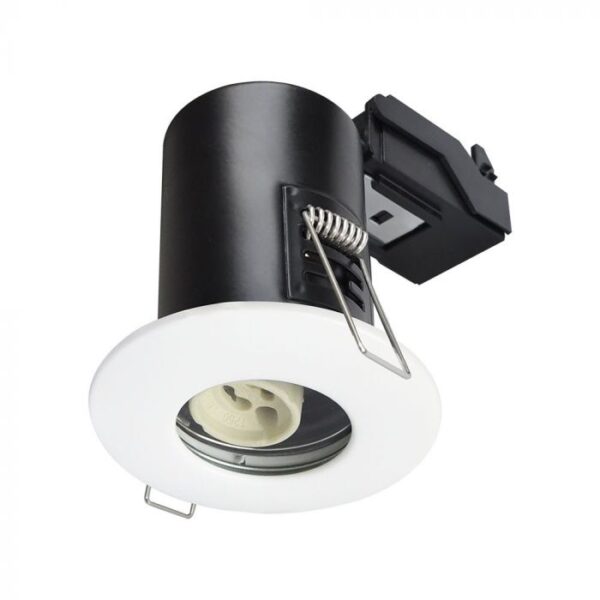 VT-702 GU10 FIRE RATED DOWNLIGHT FITTING IP65-WHITE